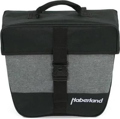 Produktbild von Haberland Einzeltasche 12 5l Einsteiger schwarz/silber - praktische Gepäckträ...