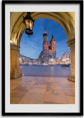 Produktbild von Bild - Bilderrahmen - Foto - 70 cm x 100 cm - MDF - Rahmen - Wandkunst - Krakau Polen