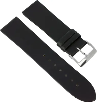 Produktbild von Citizen Lederband schwarz glatt ohne Naht 22mm