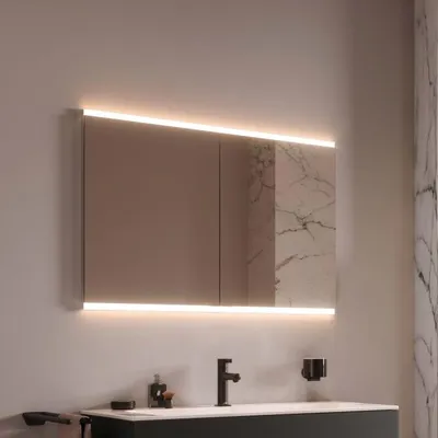 Obrázek produktu pro Keuco Royal P94, nástěnná skříňka se zrcadlem, 2 dveře, rozměry 120 x 14,7 cm, s LED osvětlením