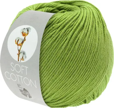 Produktbild von Lana Grossa Soft Baumwolle 030 Frühlingsgrün 50g