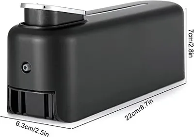 Produktbild von Topincn Manual Seifenspender, wandmontierter Behälter, Hotel, 302 ml, Behälterglas, ABS, Automatisch
