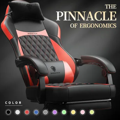Obrázok produktu pre Ergonomická kancelárska stolička – kancelárska stolička – herná stolička – pracovná stolička – kancelárska stolička s nastaviteľnou opierkou nôh