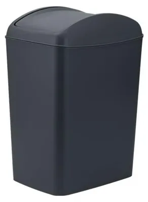 Image de Corbeille à papier pliable 20l anthracite intérieur