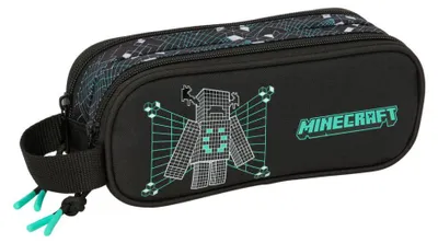 Productafbeelding van Safta Dubbele Minecraft-schermhoes, zwart. Mannenmodel, zwart, one size