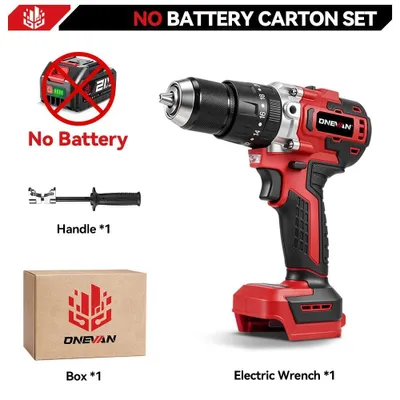 Immagine prodotto di Trapano avvitatore a batteria - Trapano a percussione da 13 mm - Coppia di 720 Nm - 2 velocità - Motore brushless - Per batteria da 18V - Senza batteria