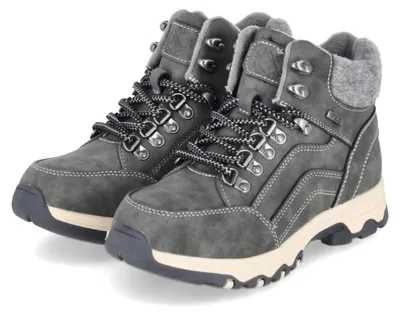 Immagine prodotto di Stivali da outdoor da donna Beliana, colore grigio, realizzati in tessuto e materiali sintetici, taglia 41