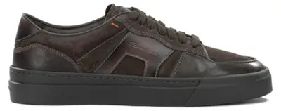 Imagen del producto de Cestas de cuero marrón para hombre de la marca Santoni - talla 6.5