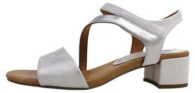 Immagine prodotto di Marco Tozzi: Sandali da donna, sandali alti, sandali argento, casual