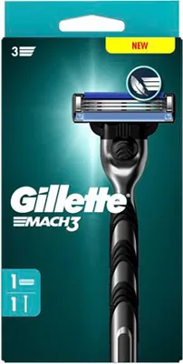 Image de Rasoir Gillette Mach3 + 1 Lame Rasage Précis Et Confortable - Gillette