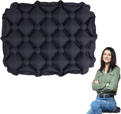 Produktbild von Aufblasbares Sitzkissen Druckentlastung Camping Sitzmatte