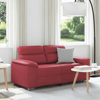 Produktbild von Maison Exclusive - 2-Sitzer-Sofa Weinrot 160x81x84 cm Kunstleder