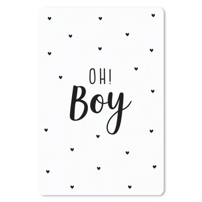 Produktbild von MuchoWow® Mauspad Mousepad Zitate - Kind - Jungen - Oh! Junge - Sprichwörter 18x27 cm - Mousepads - Maus Mat - Pad - Mausunterlage
