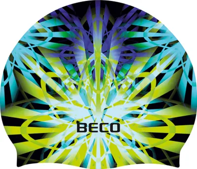 Produktbild von Beco Silikon-Badekappe | Grünes Muster**