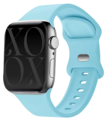 Produktbild von Apple Watch Silikonarmband (Hellblau) - 38/40/41/42mm