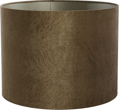 Produktbild von Licht & Wohnen - Lampenschirm LUBIS - Ø50x38cm - Braun