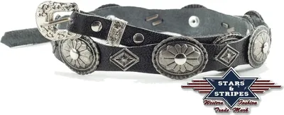Produktbild von Hutband Western Biker Cowboy »HB-31« Schwarz