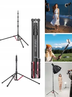 Image de Trépied Support de studio d'éclairage + monopode 2,3 m 5 kg / ULANZI T230