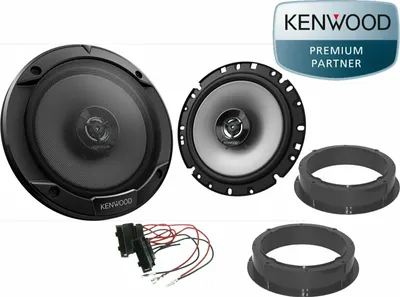 Produktbild von Kenwood passend für VW Golf 7 VII Lautsprecher Boxen Set Tür Vorn / Hinten 300 W