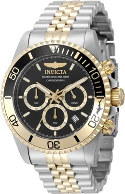 Immagine prodotto di Invicta Pro Diver 49837 Orologio da Uomo - Movimento al Quarzo - Acciaio Inossidabile con Quadrante Nero - 43 mm