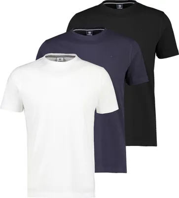 Produktbild von LERROS 3er Pack Basic T-Shirt Angenehmes weiches Material, Bequemer Schnitt, Vielseitig kombinierbar Alltag