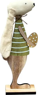Produktbild von Osterhase mit Osterei Holz