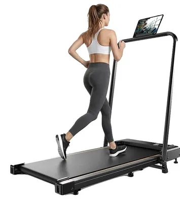 Obrázek produktu pro Běžecký pás, motor 0,75–2,5 k, rozsah rychlosti 1–10 km/h, maximální nosnost 100 kg, skládací konstrukce, LED displej