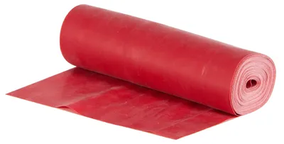 Productafbeelding van Weerstandsband voor fitness en oefeningen, medium weerstand, 5,5 m, rood
