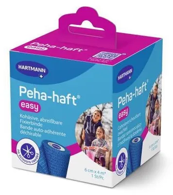 Image de Bande de fixation Peha-Haft easy 6 cmx4 m bleu 1 pc