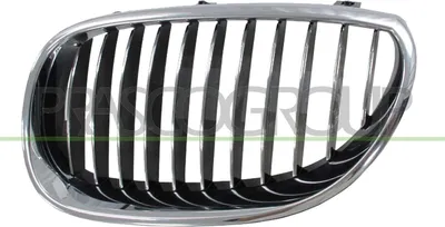 Produktbild von PRASCO BM0472004 Kühlergrill Frontgrill für BMW 5 Limousine (E60) Links Chrom/Schwarz
