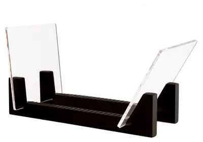 Produktbild von Solidchoice – Vinylplattenhalter aus Acryl, schwarz