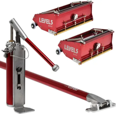 Produktbild von LEVEL5 Set Trockenbauwand GK Platten Spachtelmasse Flat Box Ladepumpe SET 4-605