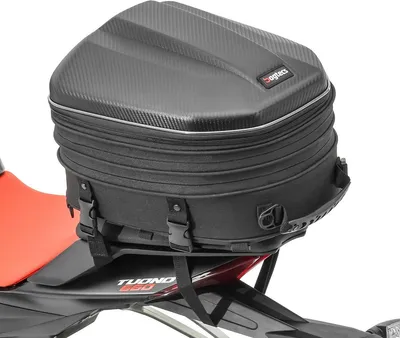 Zdjęcie produktu dla Tylna torba motocyklowa na siedzenie pasażera # CRB Zmienna pojemność 14-22 L