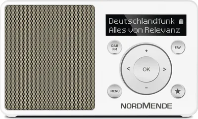 Produktbild von Transita 100 weiß-perlgold DAB+ Radio