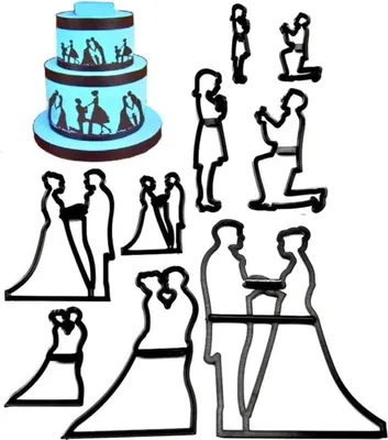 Produktbild von Ausstechformen für Süßigkeiten Ausstecher für die Hochzeit