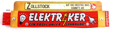 Produktbild von Zollstock für Elektriker mehrfarbig 30048