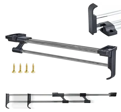 Obrázok produktu pre Výsuvný držiak na vešiaky, 35 cm, pre stojany na oblečenie