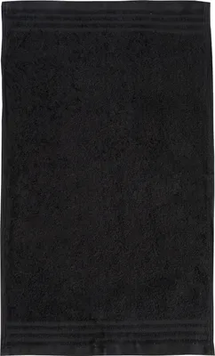 Produktbild von Gästetuch - Schwarz - Baumwolle - 30 x 50 cm