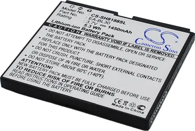 Obrázek produktu pro TECHTEK Baterie kompatibilní s [Sharp] SH8188U nahrazuje EA-BL30