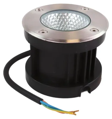 Produktbild von ENOVALITE LED Bodeneinbauleuchte 7 W 3000 K warmweiß schwarz, Chromoptik IP67