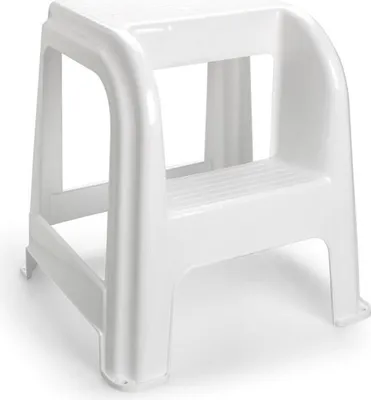 Produktbild von PlasticForte Kuchenhocker/Trittschemel - weis - Kunststoff - 46 cm