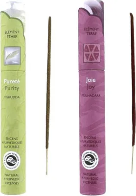 Zdjęcie produktu dla Kadzidełka ajurwedyjskie x 2 - Radość i czystość