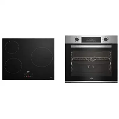 Zdjęcie produktu dla Zestaw piekarnik i płyta grzewcza BEKO 2400W/5900W