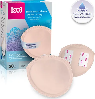 Obrázok produktu pre LOVI Vloky do podprsenky Discreet Elegance 20 ks, bov