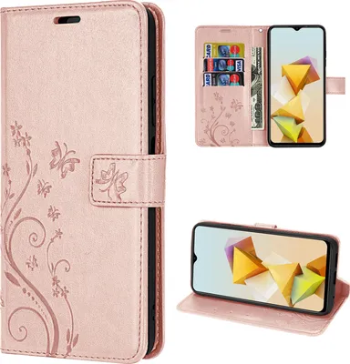 Produktbild von Hülle für ZTE Blade A73 5G Handy Tasche Handyhülle Schutzhülle Klapphülle Etui Rosegold