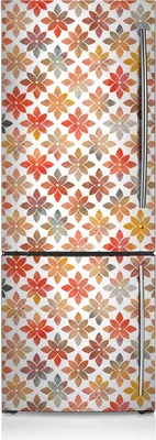Produktbild von Magnete Küche Kühlschrank Kühlschrankmagnete 60x180 cm - Blumenmuster
