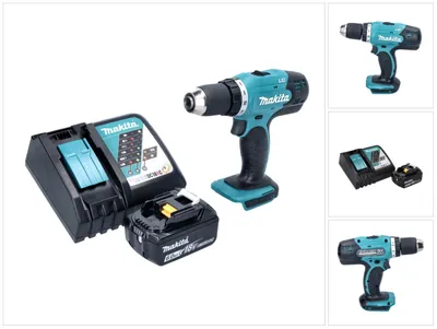 Produktbild von Makita DDF 453 RG1 Akku Bohrschrauber 18 V 42 Nm + 1x Akku 6,0 Ah + Ladegerät