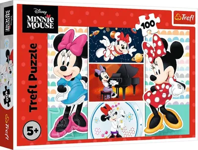 Zdjęcie produktu dla TREFL PUZZLE 100 Zabawna Minnie /Disney Minnie 16517