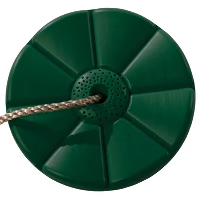 Produktbild von TRIBECCO Schaukel Blume Schaukelrad Schaukelteller Spielplatz Schaukelsitz Anti-Rutsch-Kunststoff (Grün)