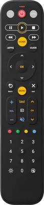Produktbild von ONE FOR ALL Universalfernbedienung URC9291 FB EazyClean 2in1, Farbe:Schwarz
